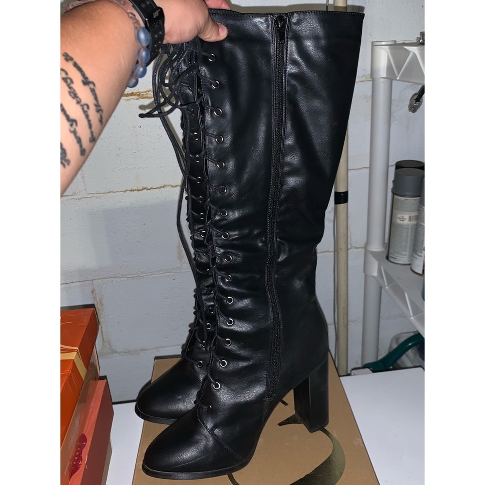 Knee high boots